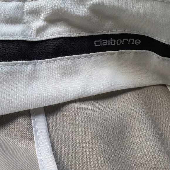 Claiborne 100% wool men's dress pants - Tan 44 - Picture 3 of 6